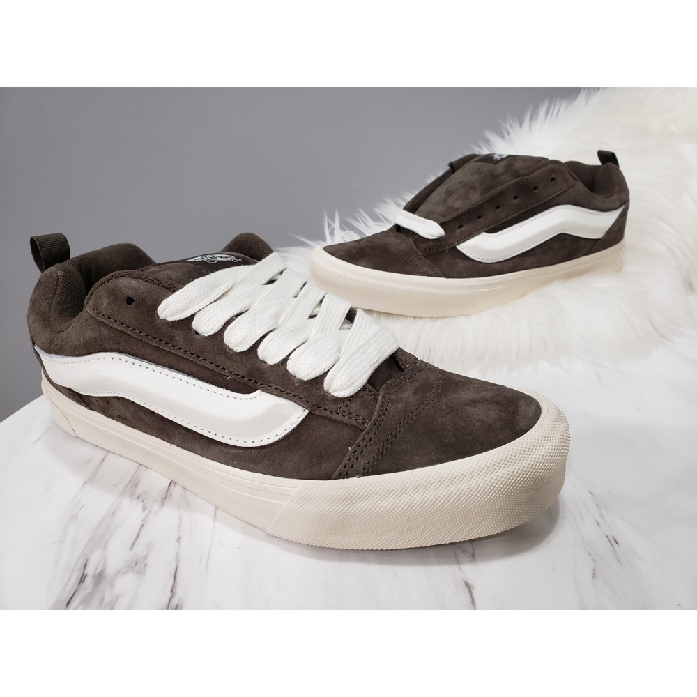 NEW NO BOX SIZE 11 Vans Knu-Skool Pig Suede - Coal Brown - VN000D6ZEMP